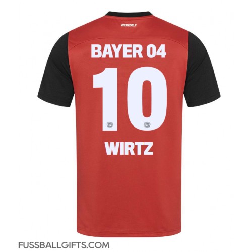 Bayer Leverkusen Florian Wirtz #10 Fußballbekleidung Heimtrikot 2024-25 Kurzarm